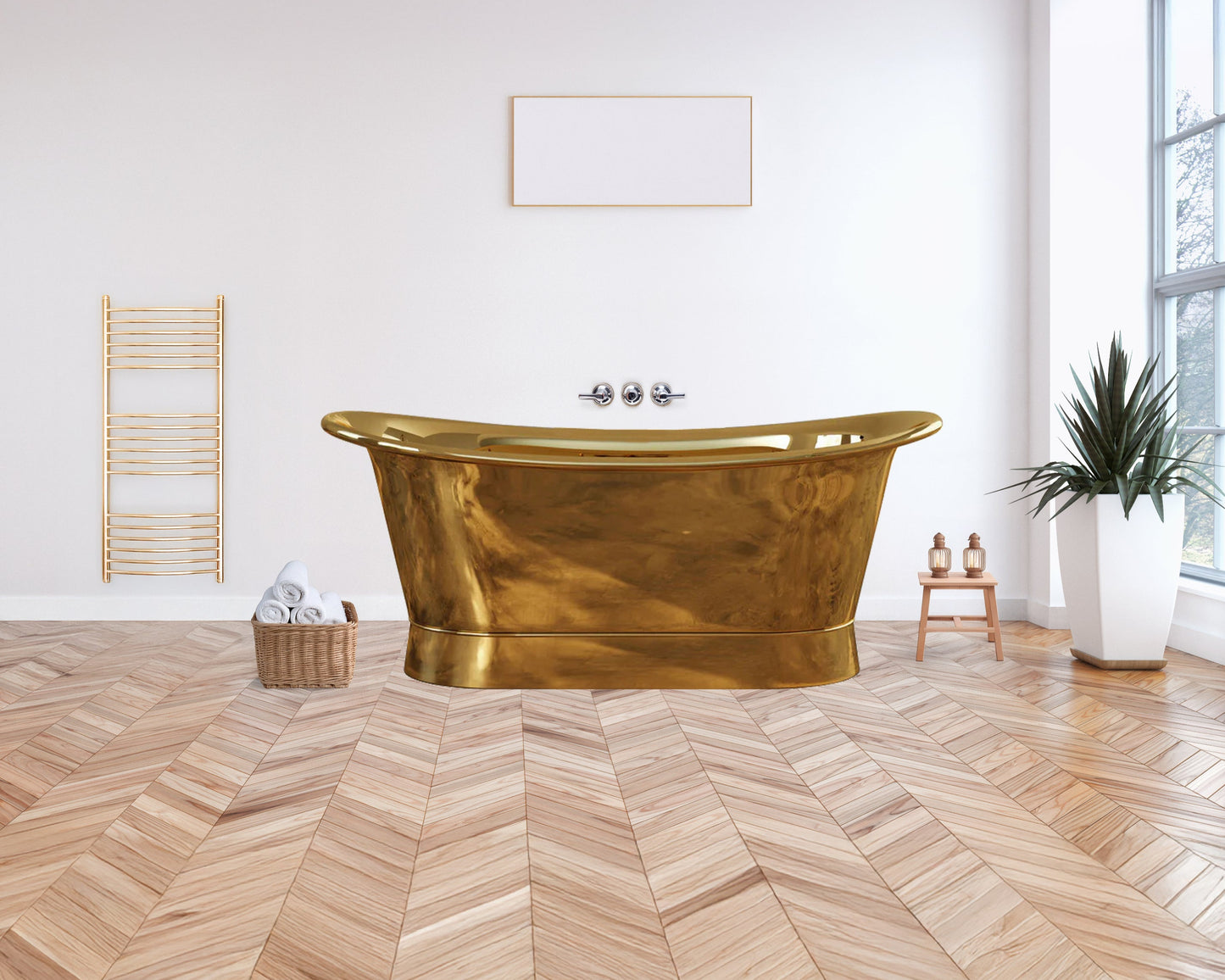 Polished Brass Heritage Bath