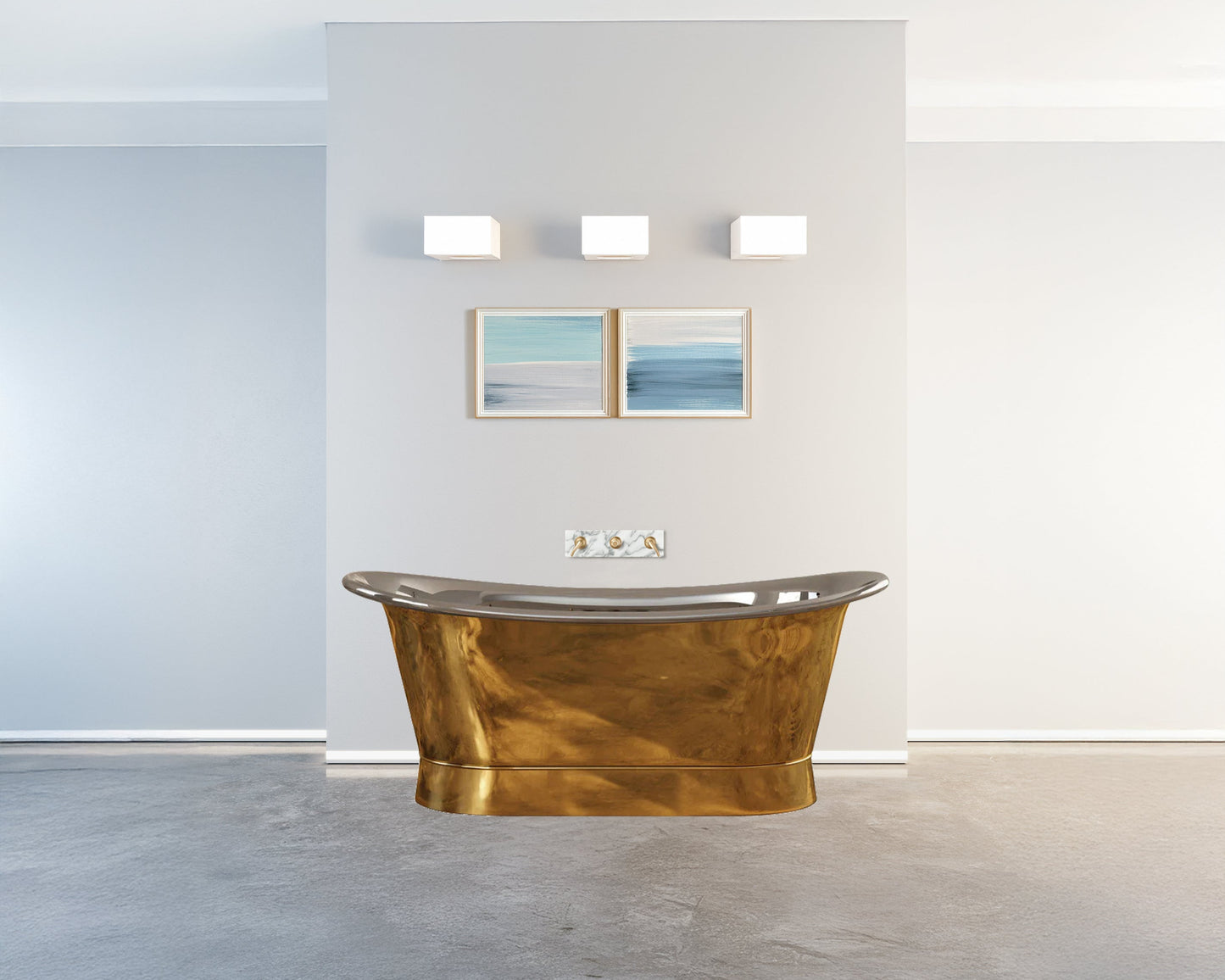 Polished Brass & Polished Nickel Heritage Bath
