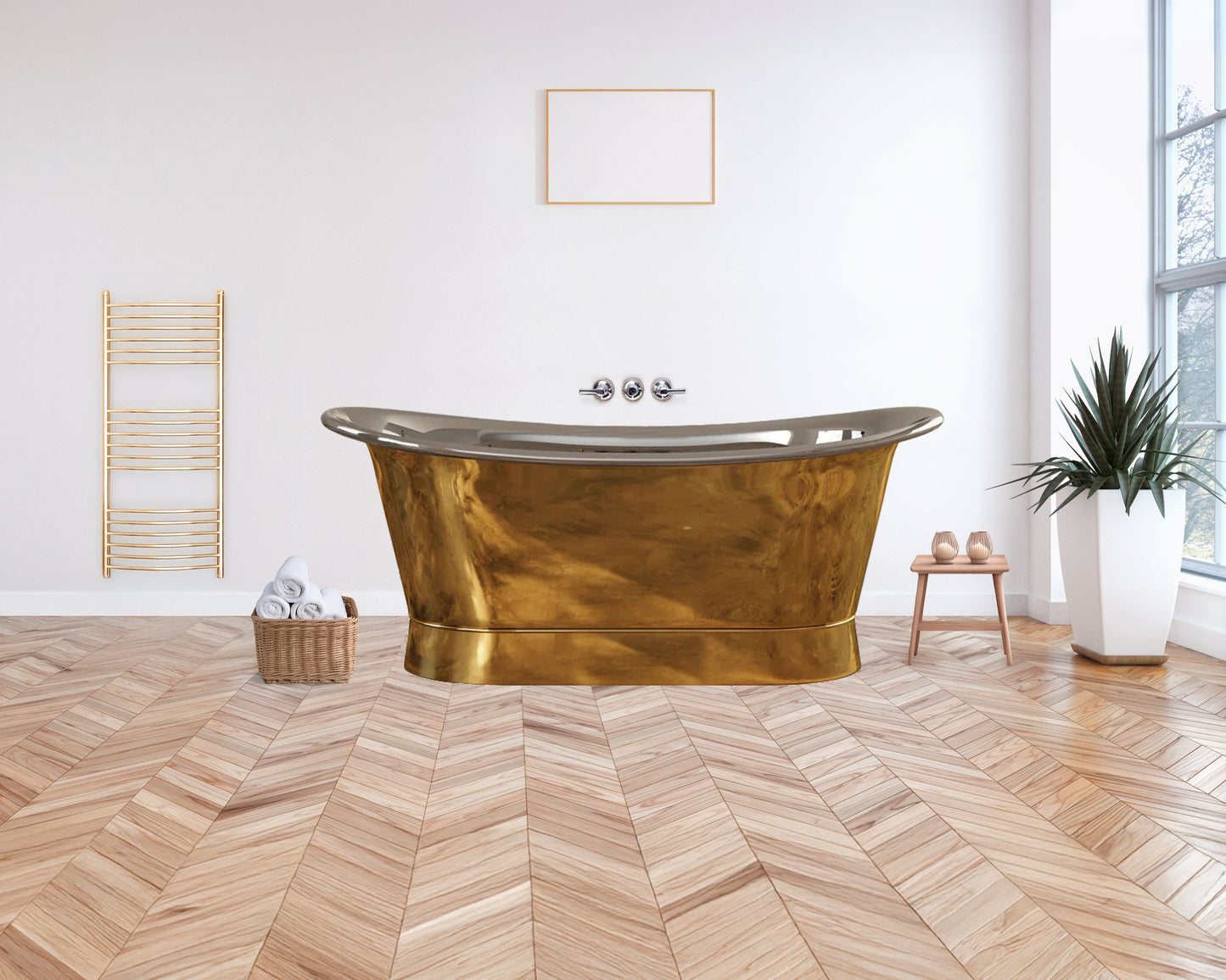 Polished Brass & Polished Nickel Heritage Bath