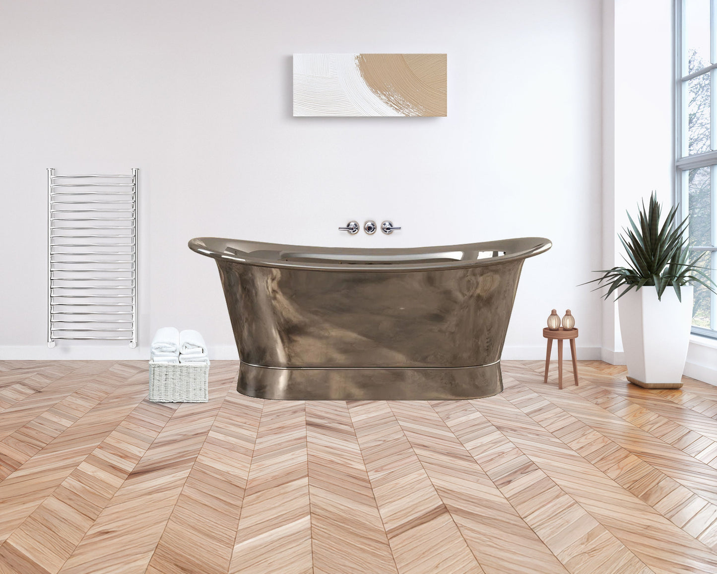 Polished Nickel Heritage Bath