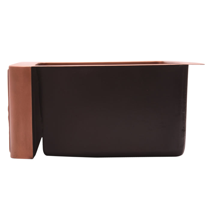 Celeste Single Bowl Copper Apron-Front Sink