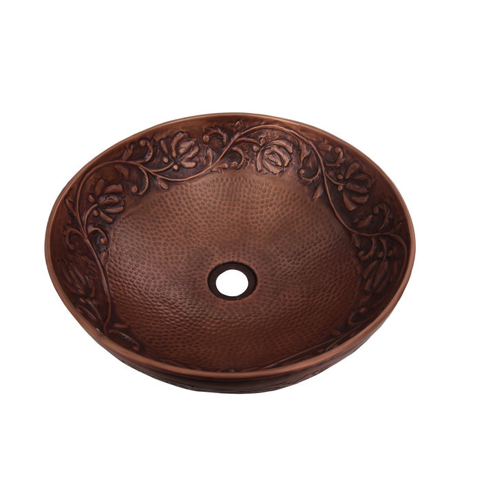 15" Brio Copper Vessel
