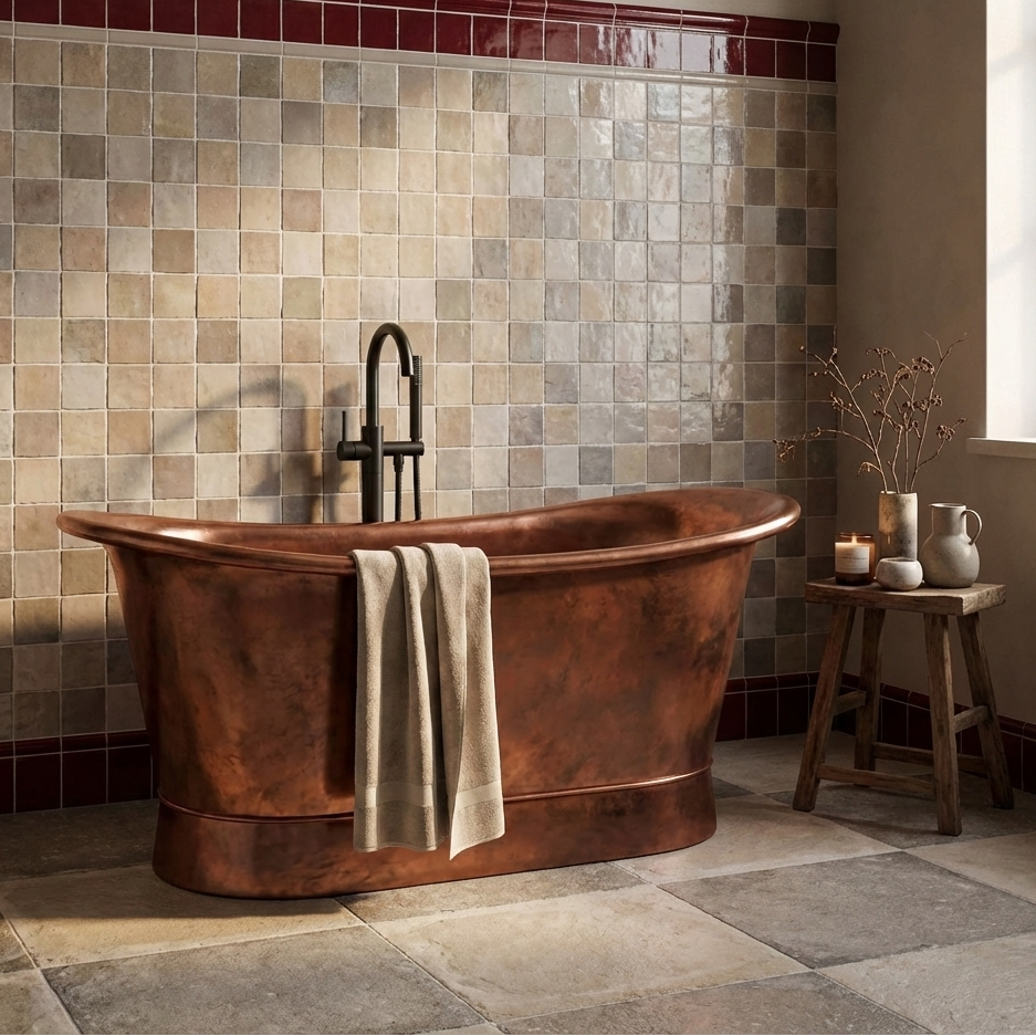 Antique Copper Heritage Bath