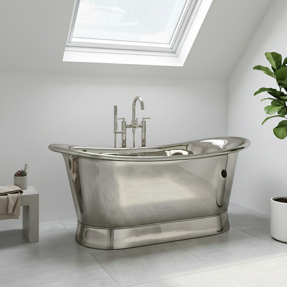 Polished Nickel Heritage Bath