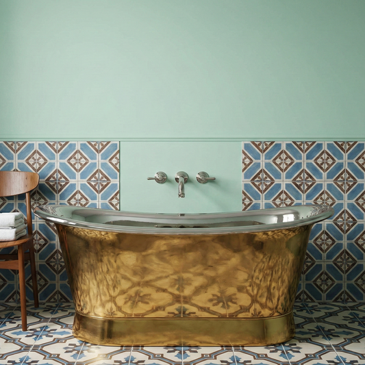 Polished Brass & Polished Nickel Heritage Bath