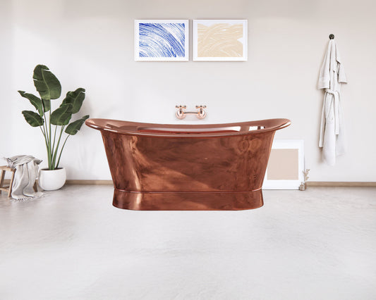 Polished Copper Heritage Bath