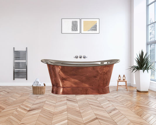 Polished Copper & Polished Nickel Heritage Bath