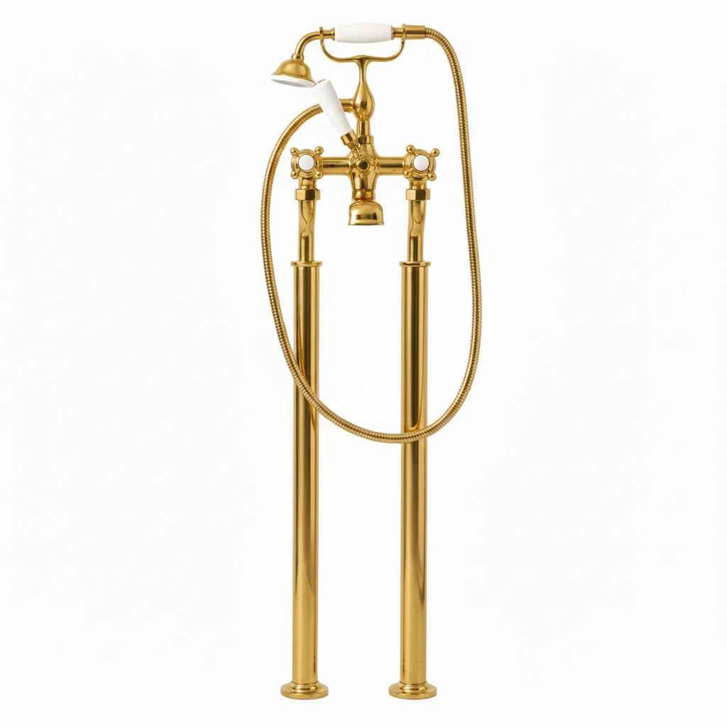 The Beaumont Crosshead Bath & Shower Mixer