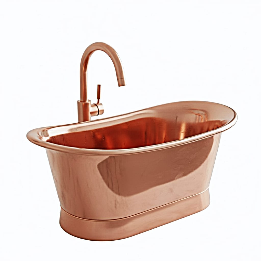 Polished Copper Heritage Sink
