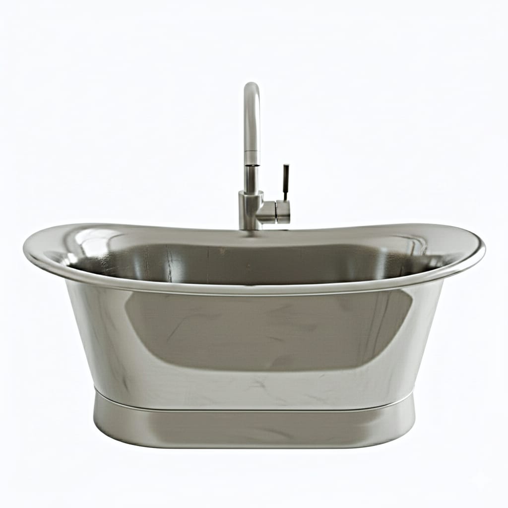 Polished Nickel Heritage Sink