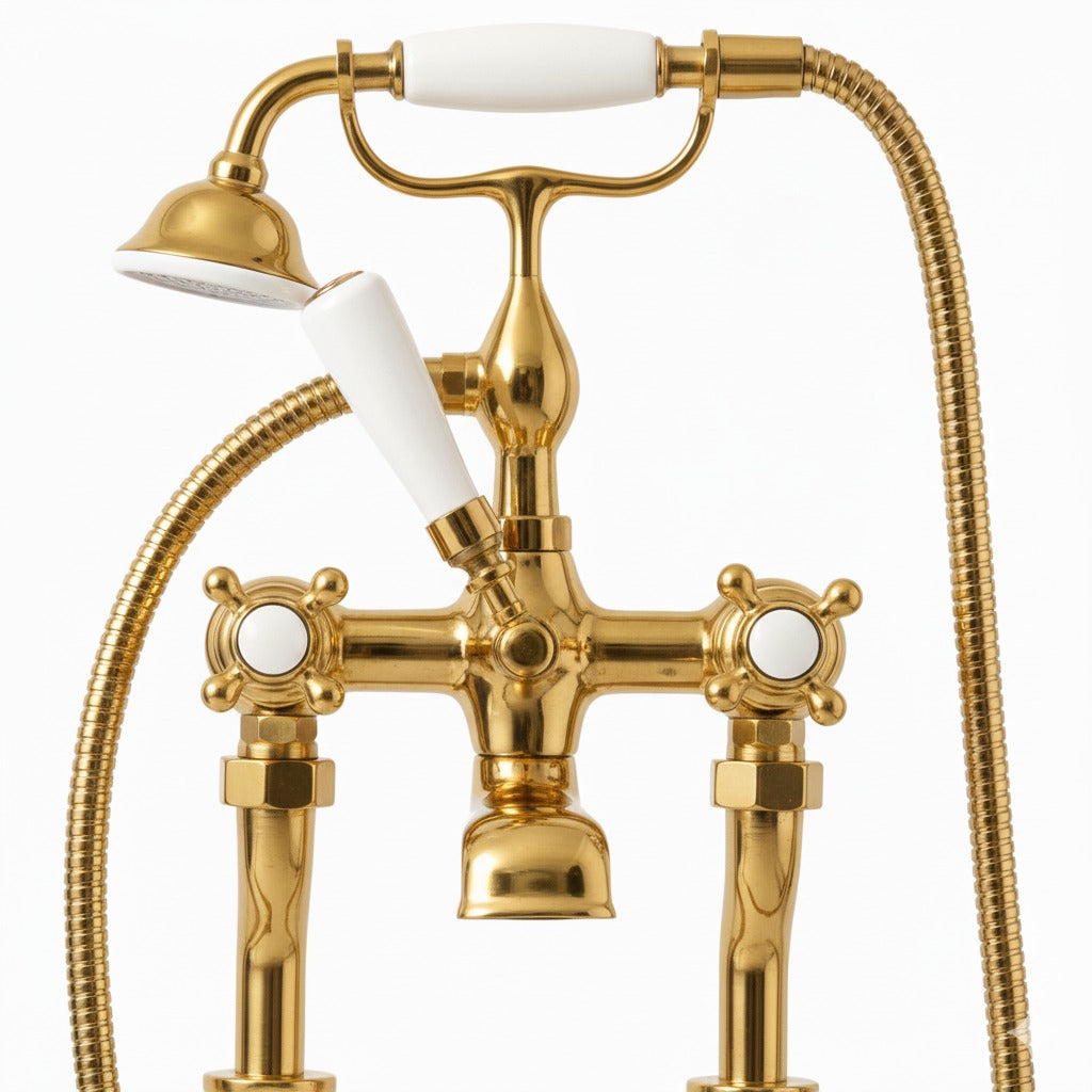 The Beaumont Crosshead Bath & Shower Mixer