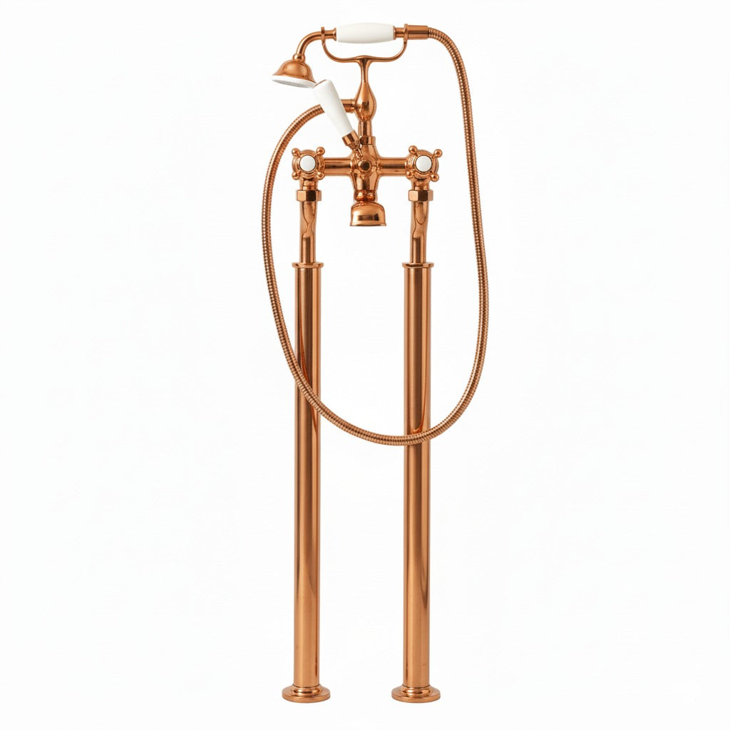 The Beaumont Crosshead Bath & Shower Mixer