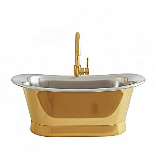 Polished Brass & Polished Nickel Heritage Sink