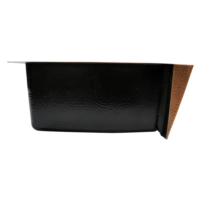Soleil Single Bowl Copper Apron-Front Sink