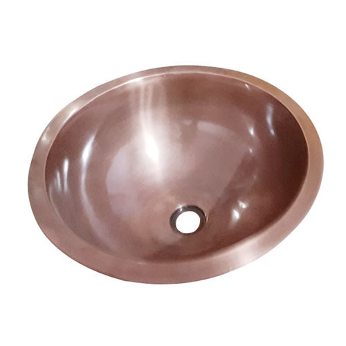 18" Sylva Round Copper Lavatory Bowl