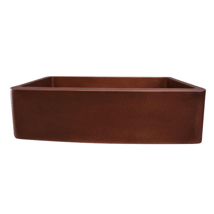 34" Verve Single Bowl Copper Apron-Front Sink
