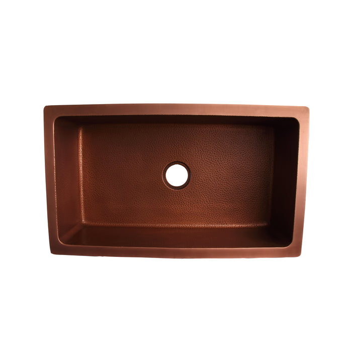 Elysia Single Bowl Copper Kitchen Sink
