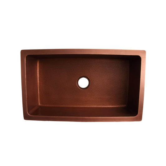 Elysia Single Bowl Copper Kitchen Sink