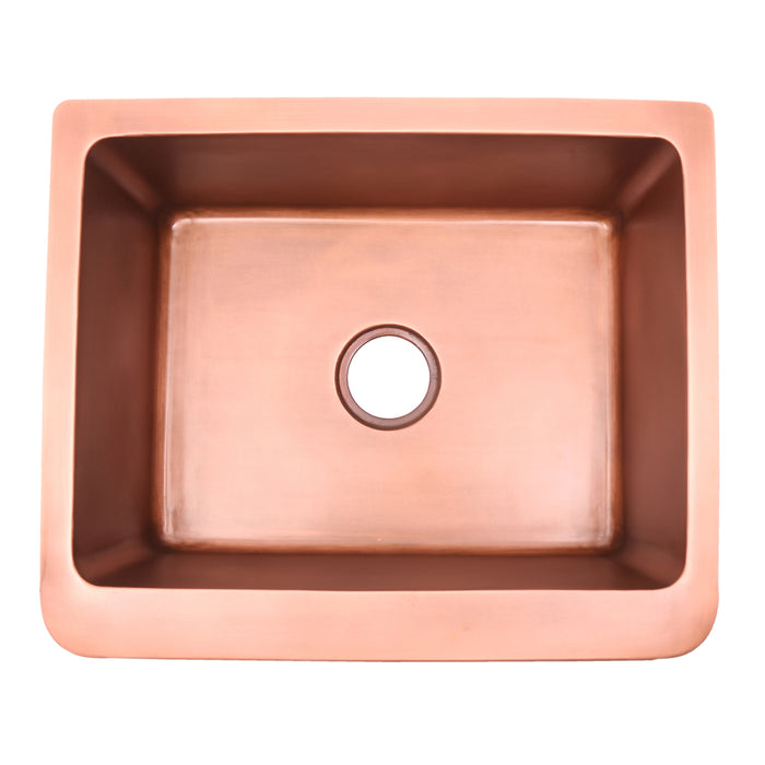 Celeste Single Bowl Copper Apron-Front Sink