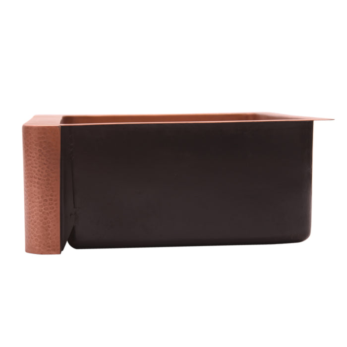 Elara Single Bowl Copper Apron-Front Sink