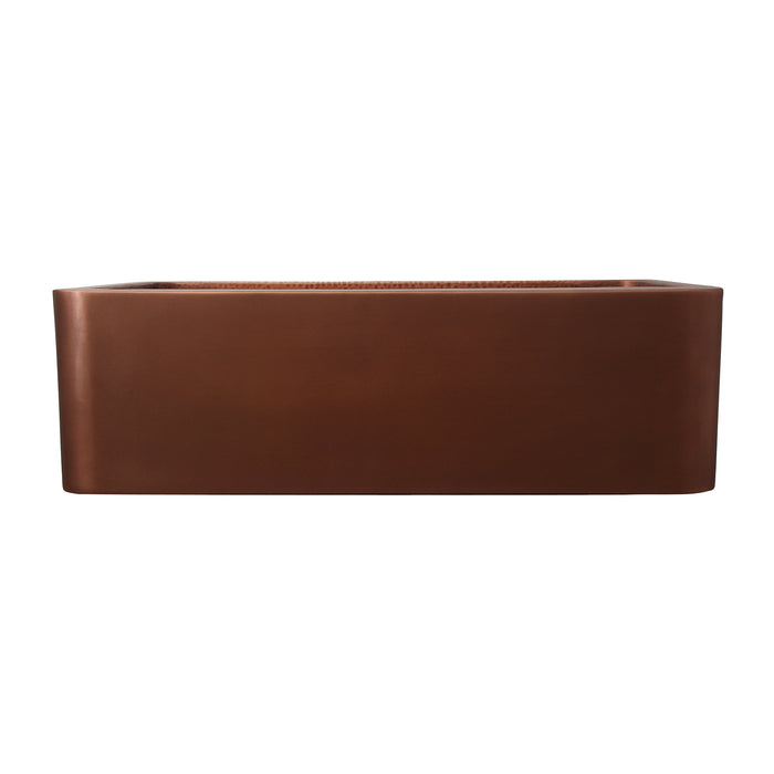 Lush Single Bowl Copper Apron-Front Sink