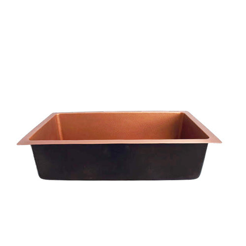 Elysia Single Bowl Copper Kitchen Sink