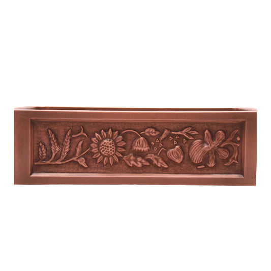 30″ Seraphic Single Bowl Copper Apron-Front Sink