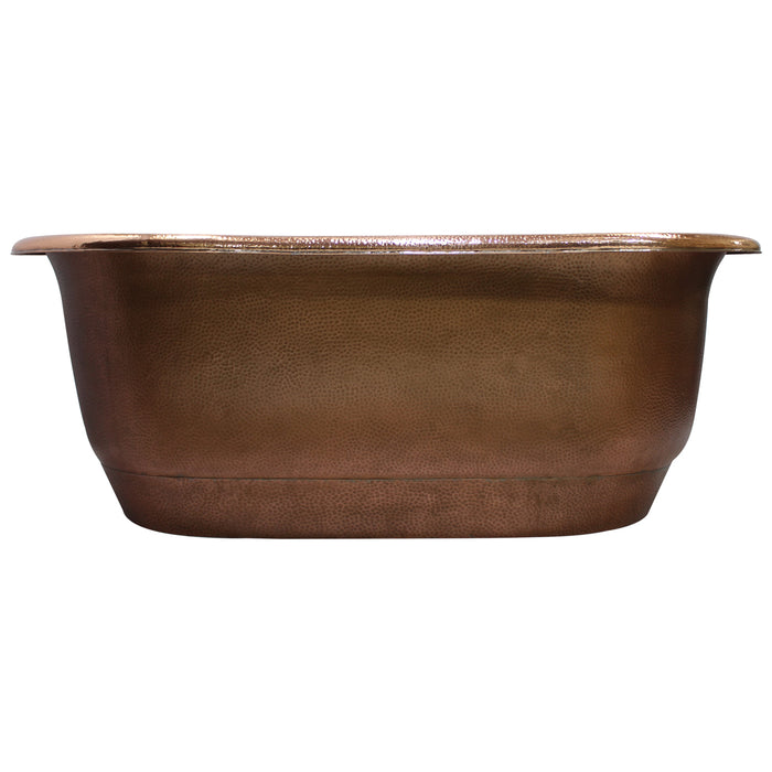 66" Serenity Copper Freestanding Tub